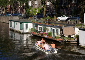 Amsterdam  Hausboot