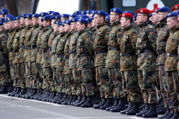 Berlin  Geloebnis bei der Bundeswehr