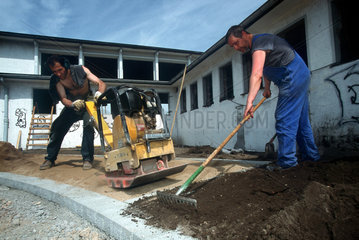 Dorsten  Bauarbeiter  Sanierung von Schulen