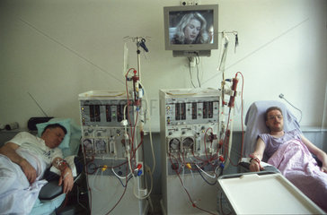 Patienten an der Dialyse  Berlin