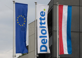 Luxemburg  Niederlassung von Deloitte in der Rue de Neudorf
