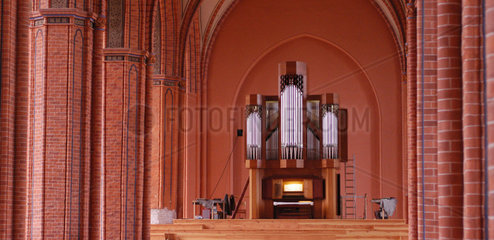 Orgel in einer Kirche  Brandenburg