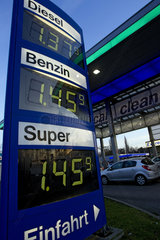 Benzinpreisschild