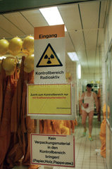 Kontrollbereich im Atomkraftwerk Unterweser