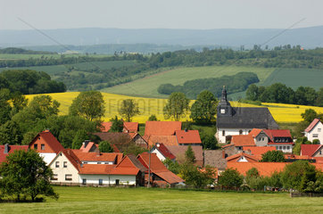 Dorf im Eichsfeld  Thueringen