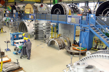 Berlin  Deutschland  Blick auf das Gasturbinenwerk von Siemens