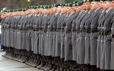 Geloebnis bei der Bundeswehr  Berlin