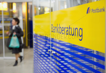 Berlin  Deutschland  Postbank Bankberatung in den Schoenhauser Allee Arkarden