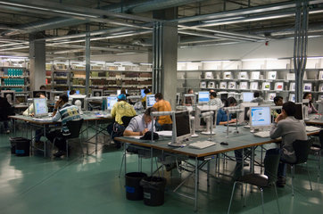 Berlin  Computerraum in der Volkswagen Universitaetsbibliothek