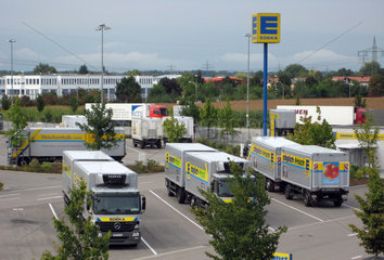 Offenburg  Deutschland  Edeka Einkaufswagen