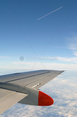 Blick aus dem Flugzeug  Brandenburg
