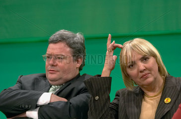 Nuernberg  Deutschland  Claudia Roth und Reinhard Buetikofer (Buendnis 90 / Die Gruenen)