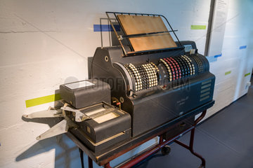 Kiel  Deutschland  Buchungsmaschine Anker MDA im Computermuseum der Fachhochschule Kiel