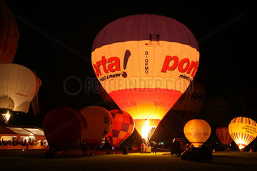 Leipzig  Deutschland  Heissluftballone auf der 15. Saxonia International Balloon Fiesta