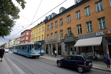 Norwegen  Thorvald Meyers gate in Grunerlokka im Zentrum Oslos