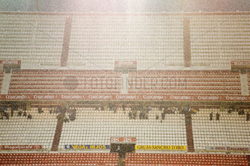 Spanien  Seville  das Sanchez Pizjuan Stadion bei heftigem Regen