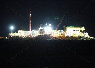Castoro 10 beim Bau von Nord Stream 2