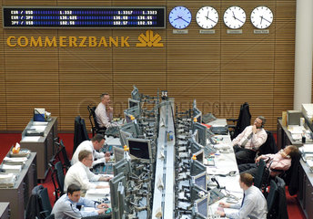 Haendlersaal der Commerzbank in Frankfurt/Main