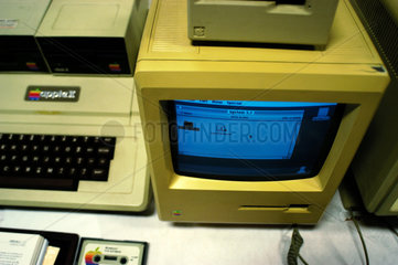 Historischer Apple-Computer auf der Vintage-Computer-Messe