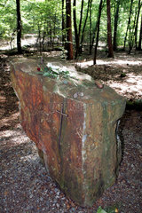 Friedwald - Bestattung im Naturpark Teutoburger Wald  Gedenkstein