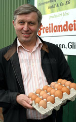 Heinrich Tiemann  Geschaeftsfuehrer der -Eiervermarktung Wiesengold Landei-