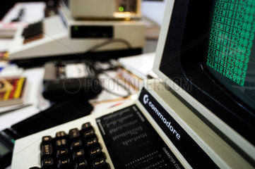 Historischer Commodore-Computer auf der Vintage-Computer-Messe