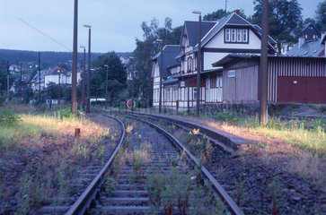 stillgelegte Bahnstrecke in Ostdeutschland