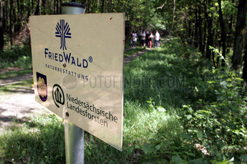 Friedwald - Bestattung im Naturpark Teutoburger Wald