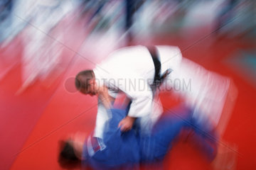 Training der oestereichischen Judo Nationalmannschaft