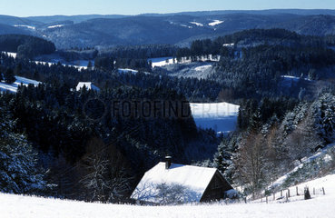 Winterliches Schwarzwaldpanorama