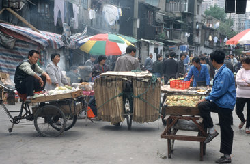 Gasse in der Altstadt von Shanghai
