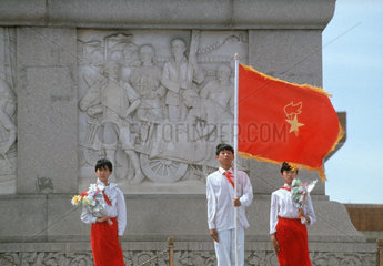 Maos Mausoleum auf dem Tianamenplatz