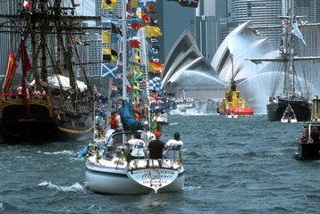 Party am Australia Day in Sydney