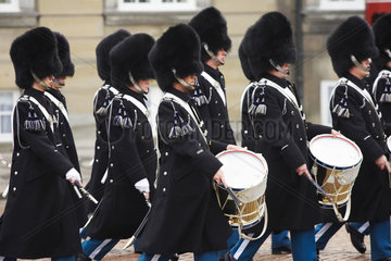 Die koenigliche Garde in Kopenhagen