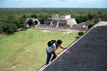 Maya-Pyramide von Chichen Itza  Mexiko