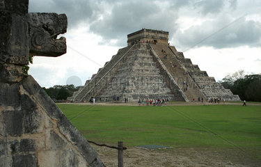 Maya-Pyramide von Chichen Itza  Mexiko