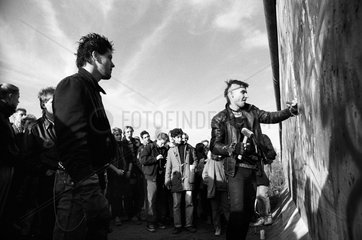 Fall der Mauer 1989  Potsdamer Platz