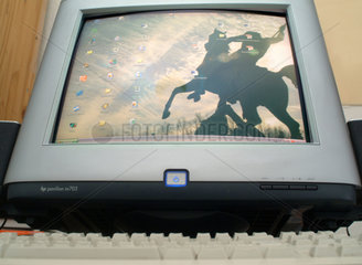 Berlin  Computerbildschirm