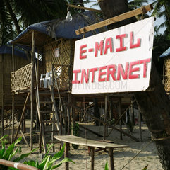 Internetcafe in Goa  Indien