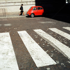 Fiat 500 in Mailand  Italien