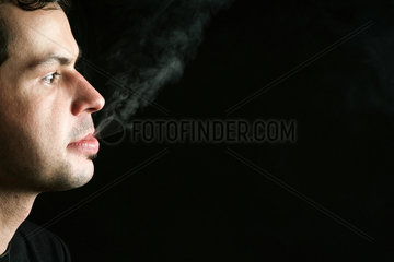 Rauchender Mann