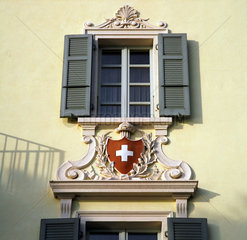 Wappen der Schweiz im Tessin