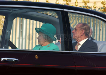 Queen Elisabeth II und Prinz Philip in Berlin