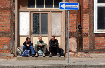 Jugendliche in Wittstock  Brandenburg
