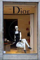 Rom  Italien  Schaufenster von Dior