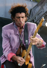 Keith Richards beim Rolling-Stones-Konzert in Berlin