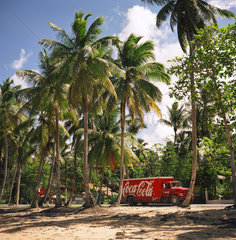 Coca Cola-LKW  Dominikanische Republik
