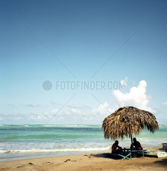 Am Strand von Las Terrenas  Dominikanische Republik