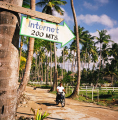 Hinweis fuer Internetcafe  Dominikanische Republik