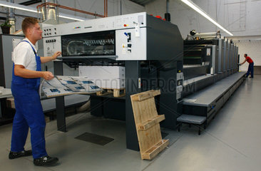 Moderne Offsetdruckerei in Berlin